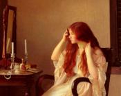 威廉 麦格雷戈 帕克斯顿 : Girl Combing Her Hair